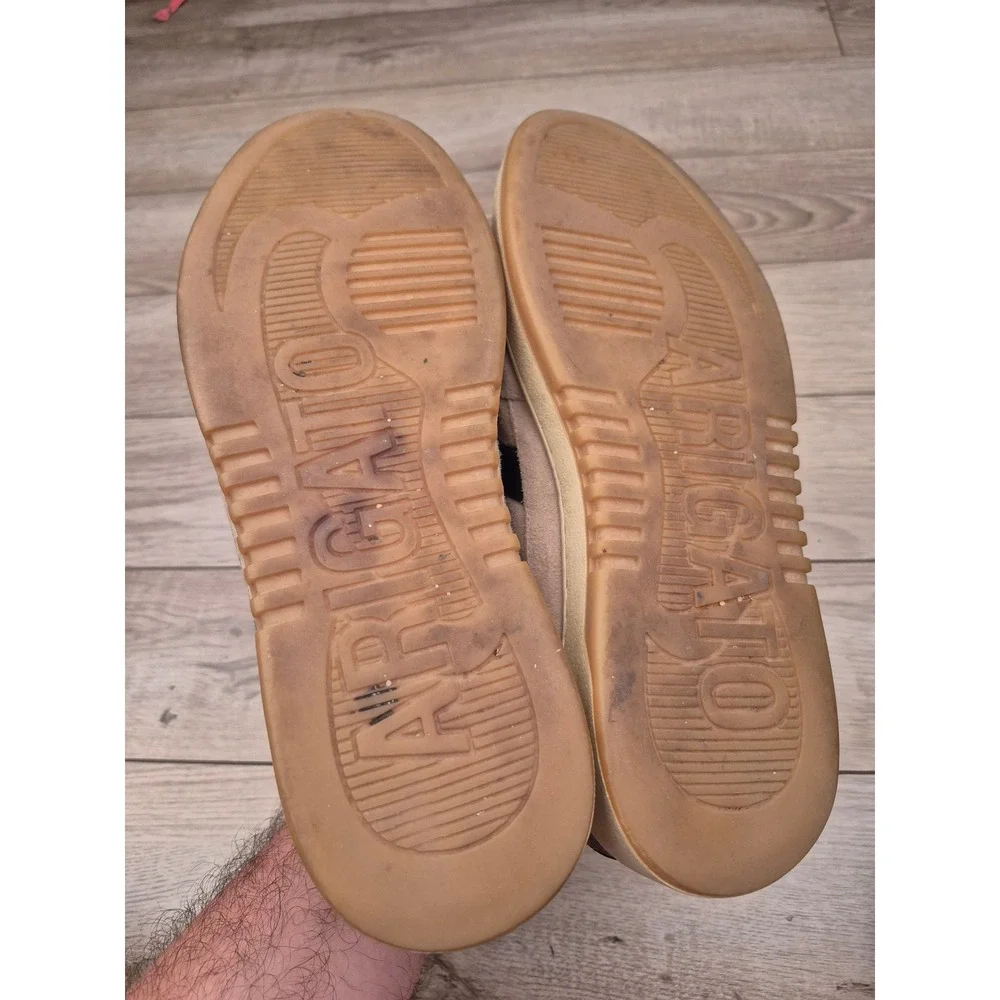 Axel Arigato Dice Lo Beige Gray Suede Navy Leather Low Top Sneakers Mens Sz 9 - Picture 12 of 14